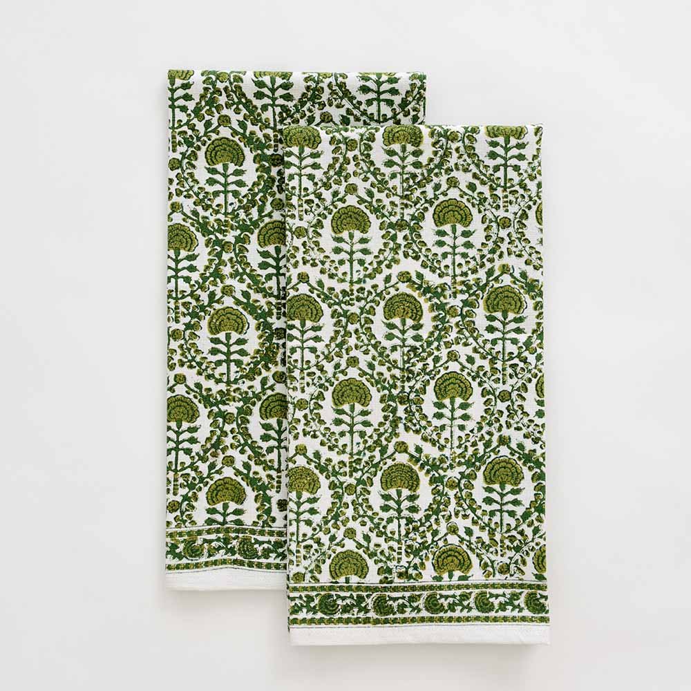 Pomegranate Tea Towels - Set of Two