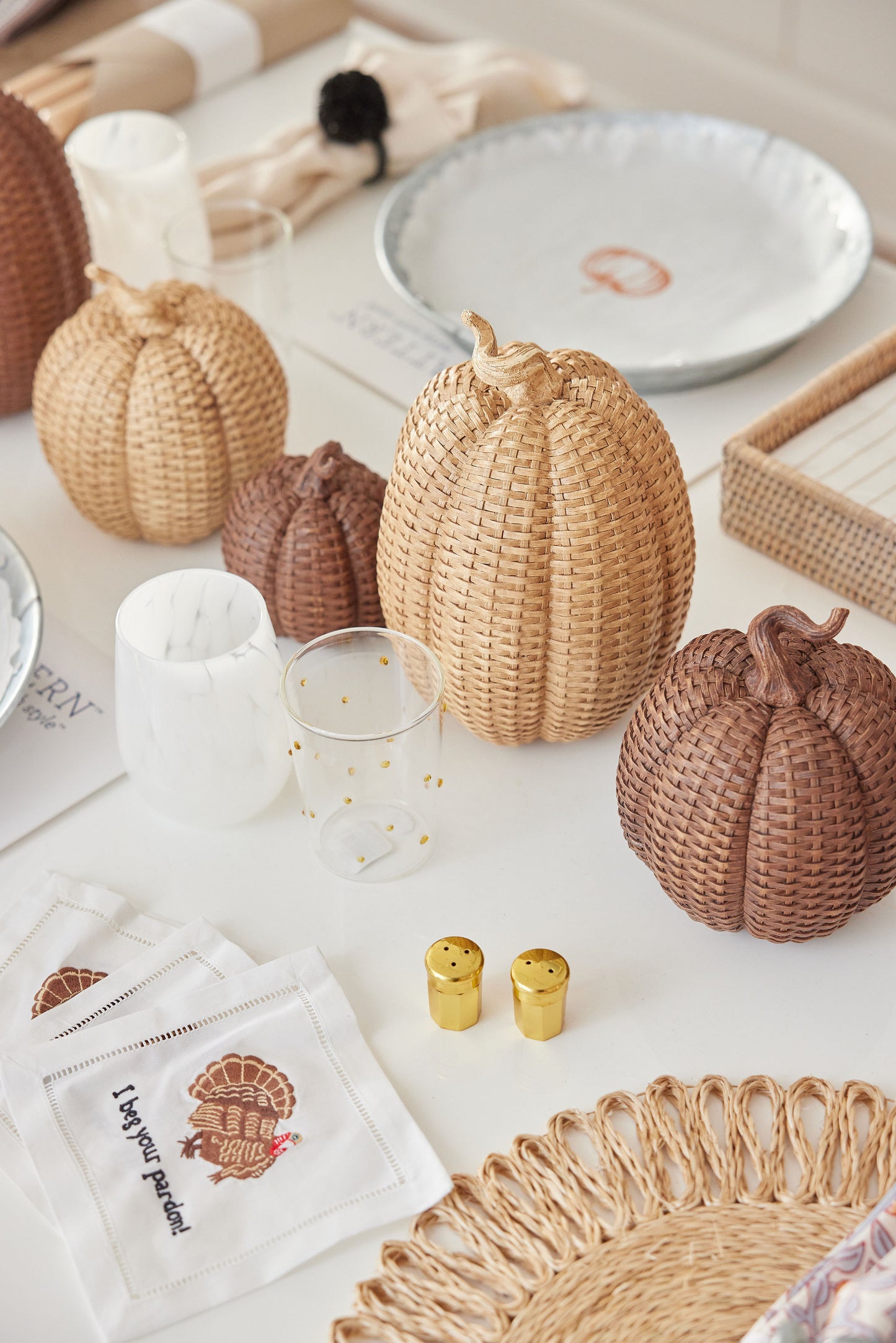 Baketweave Pumpkins