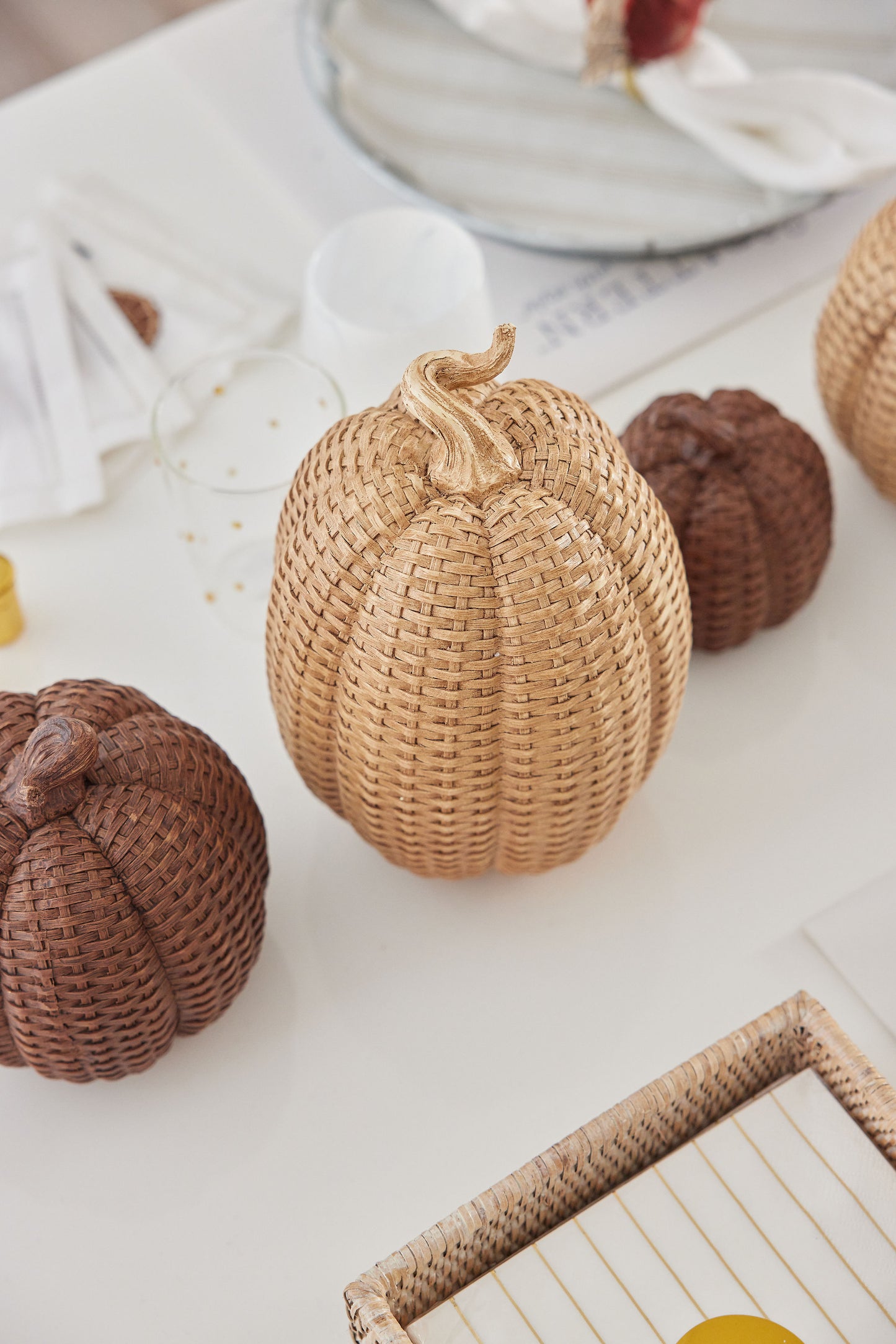 Baketweave Pumpkins
