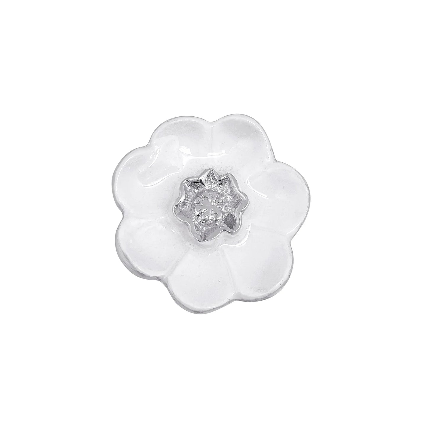 White Flower Napkin Weight