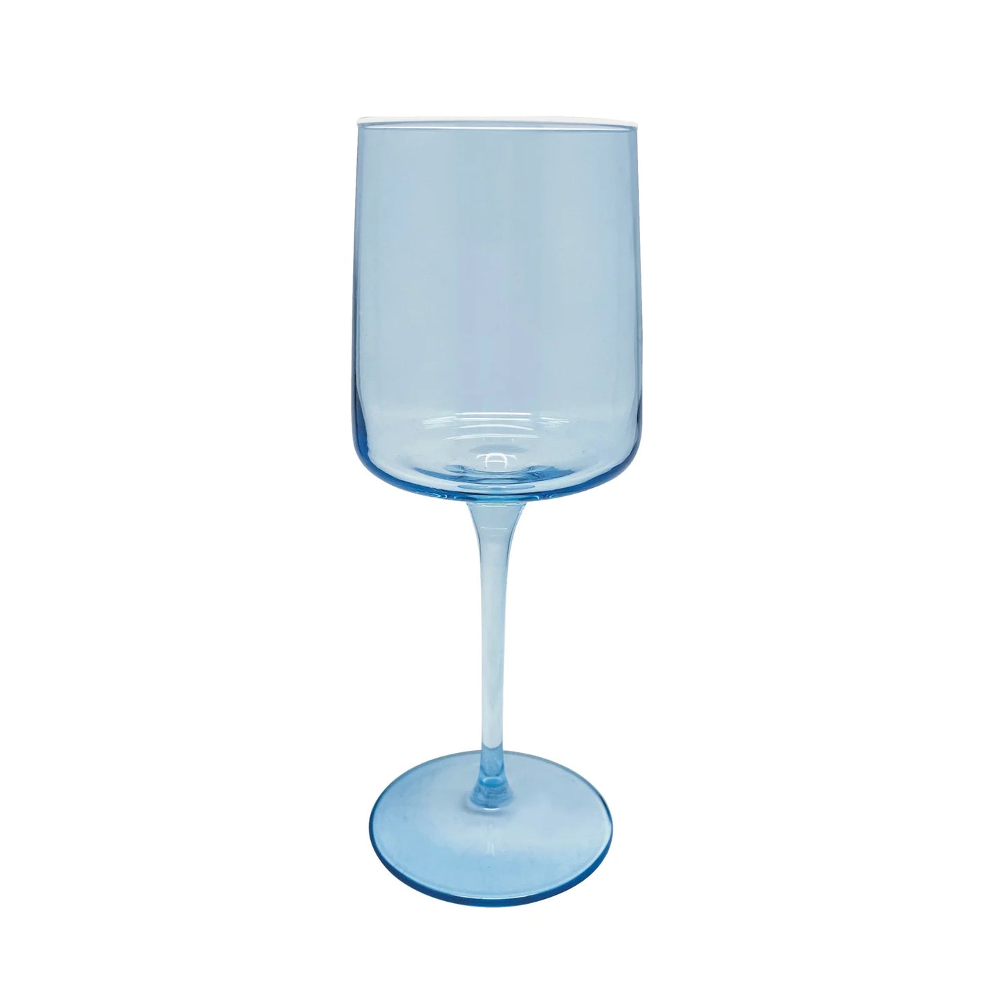 White Rim Wine Glass -Set of 4