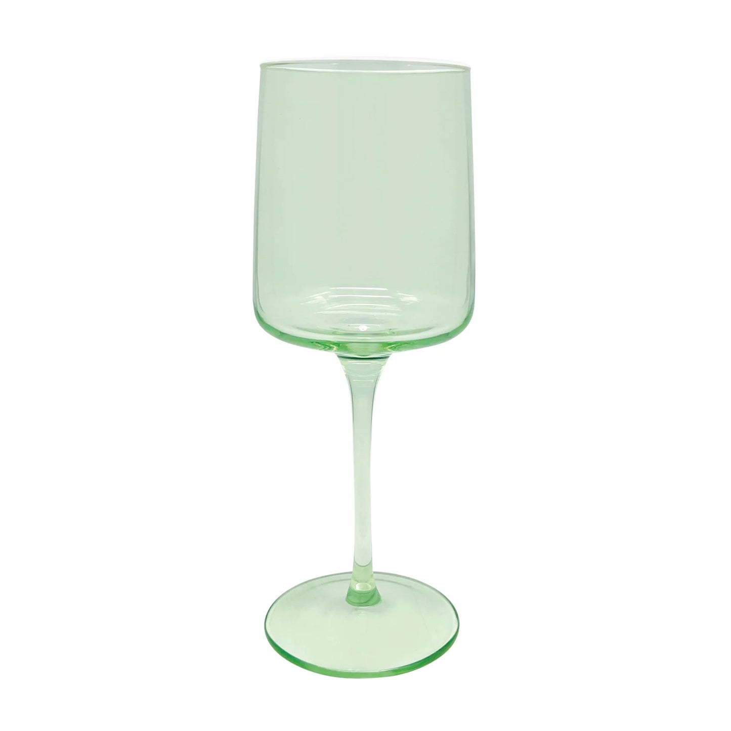 White Rim Wine Glass -Set of 4