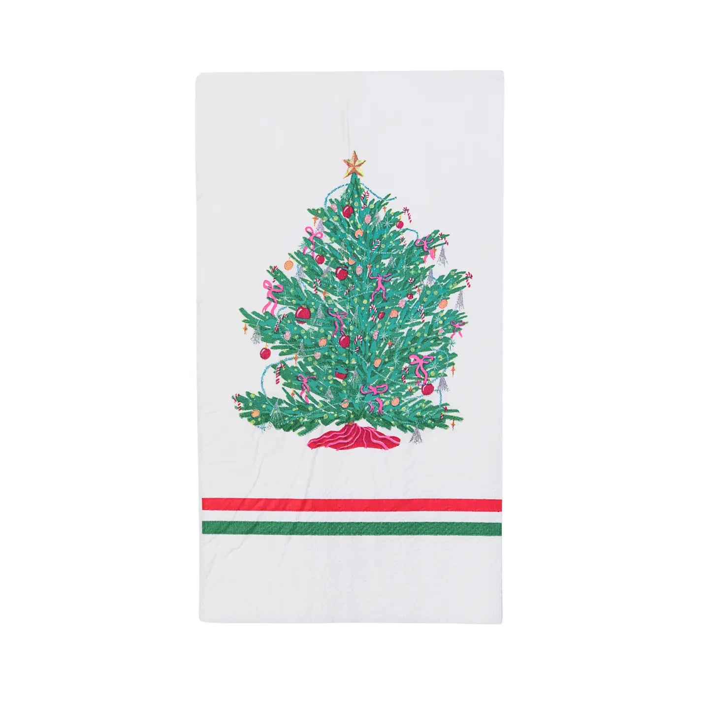 Paper Christmas Tree Guest Towels