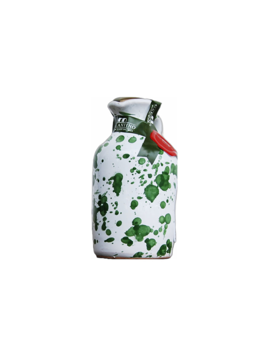 Small Olive Oil in Hand Painted Ceramic