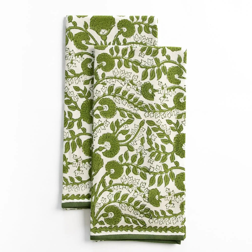Pomegranate Tea Towels - Set of Two
