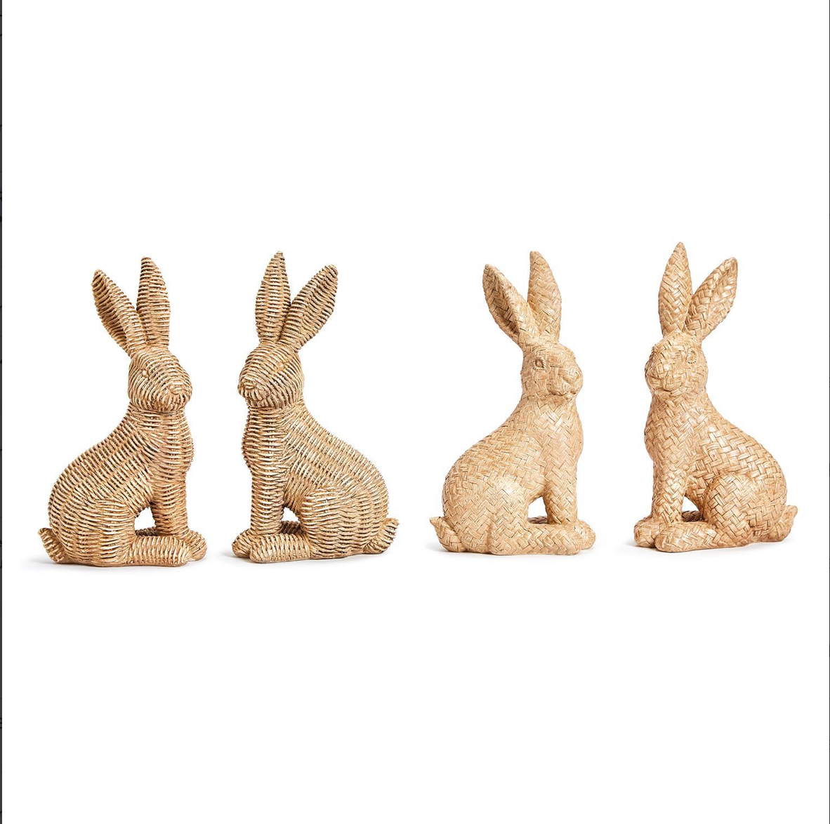 Rattan Weave Pattern Bunny