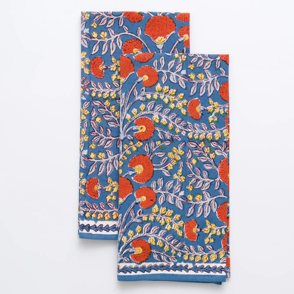 Pomegranate Tea Towels - Set of Two