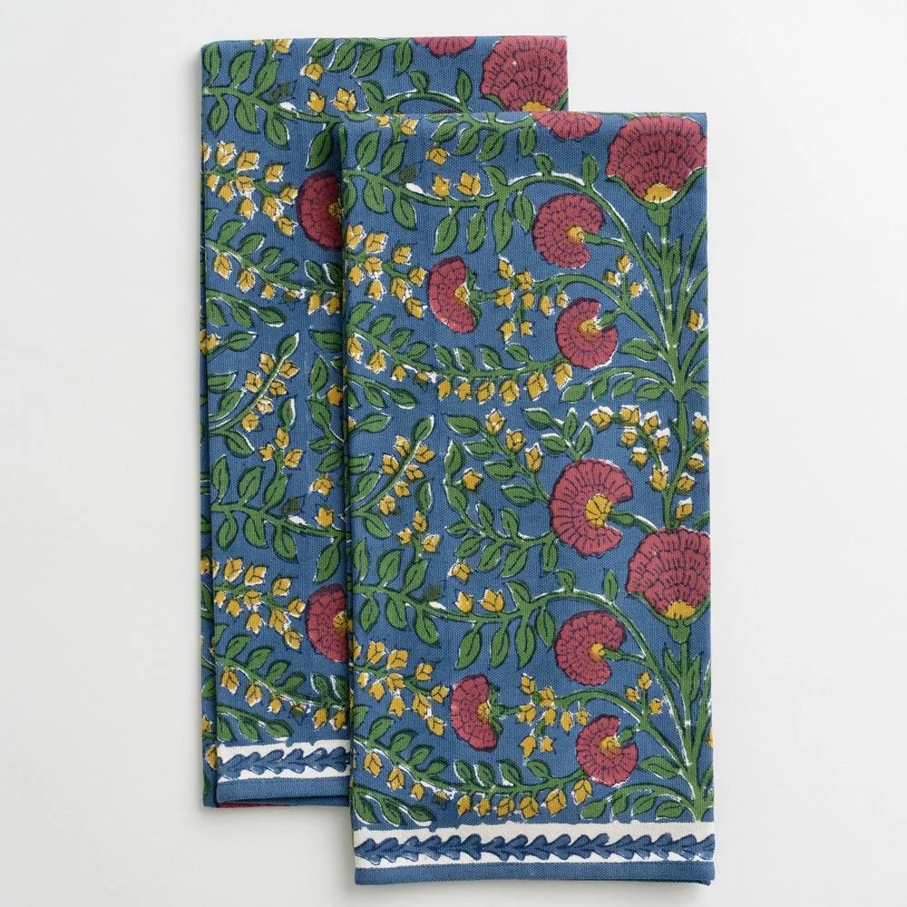 Pomegranate Tea Towels - Set of Two