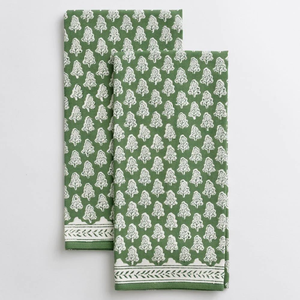 Pomegranate Tea Towels - Set of Two