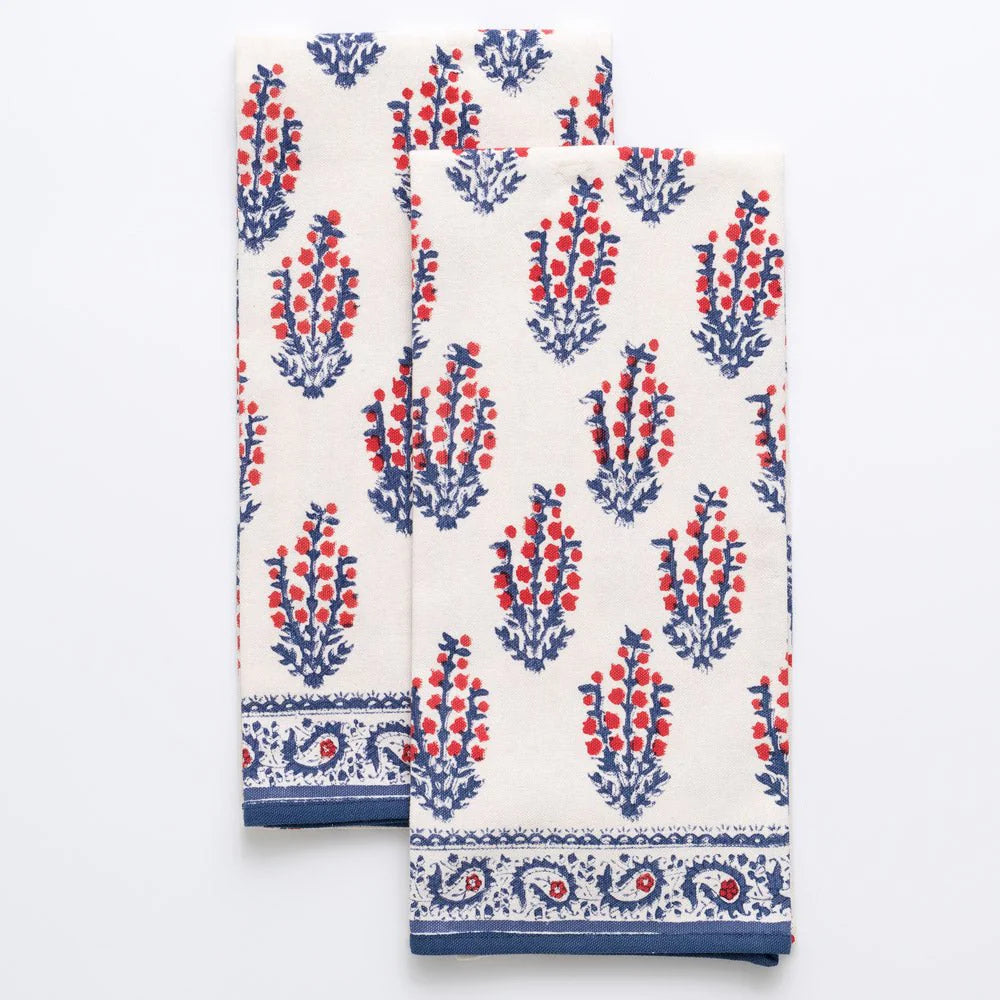 Pomegranate Tea Towels - Set of Two
