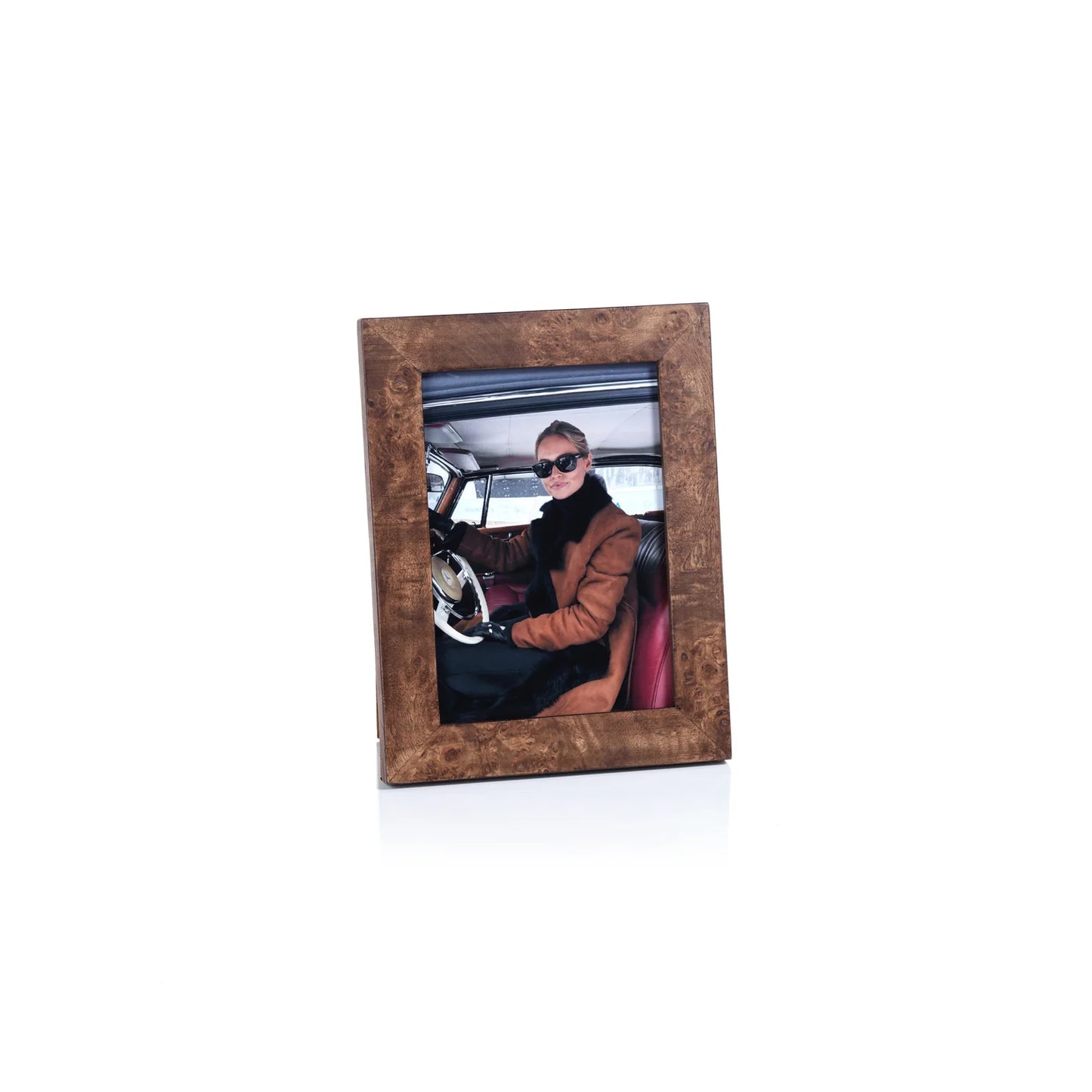 Rosso Burl Wood Frame