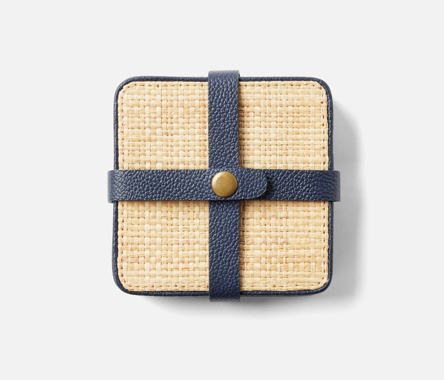 Blue Pheasant Coasters with Strap
