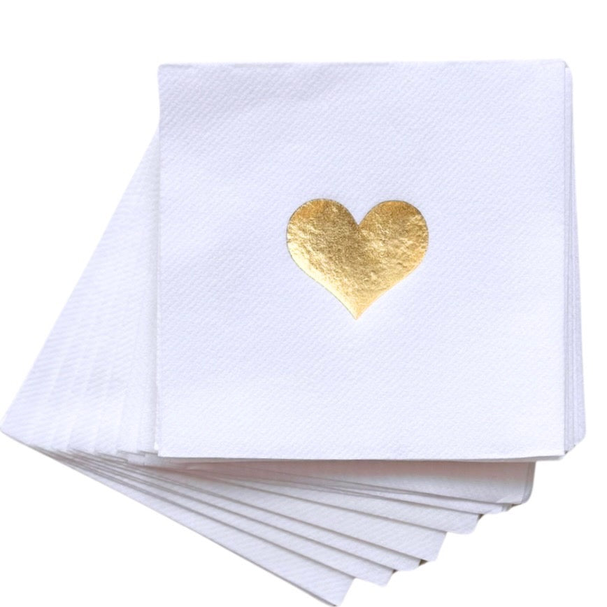 Lined Design Cocktail Napkins