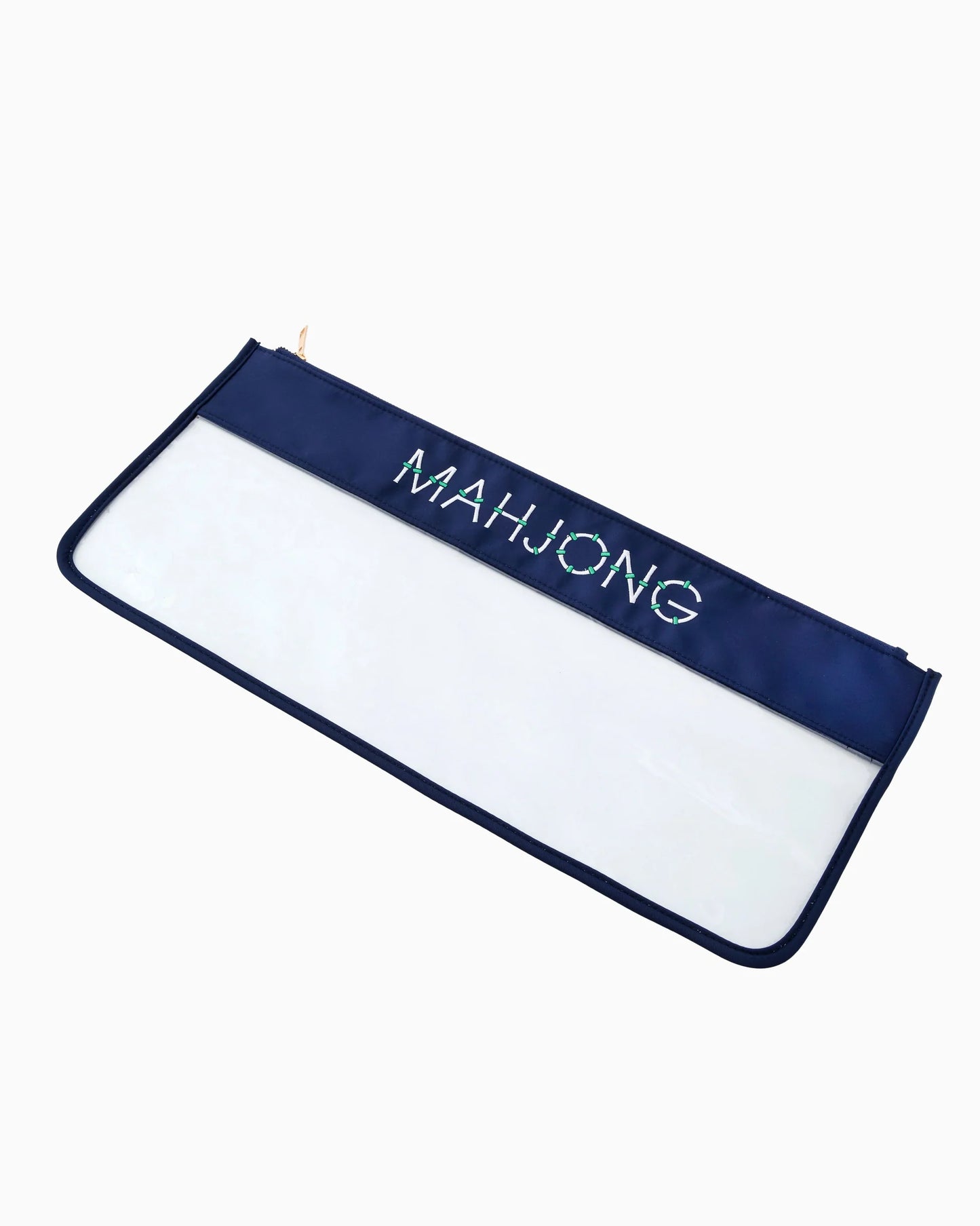 Oh My Mahjong Navy Bamboo Bag