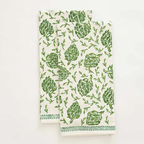 Pomegranate Tea Towels - Set of Two
