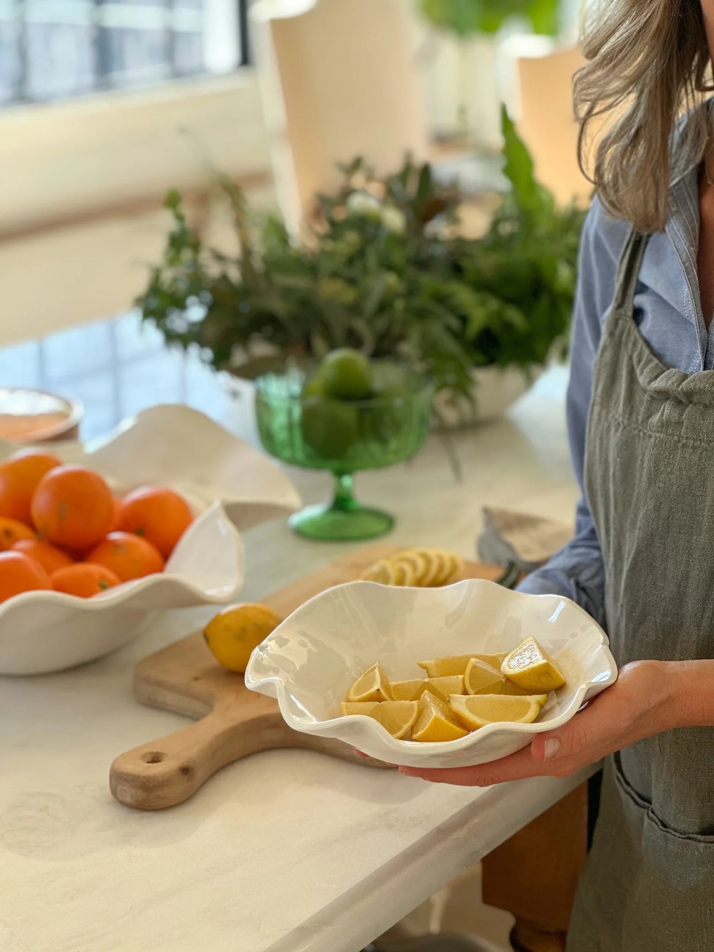Small Wavy Melamine Bowl