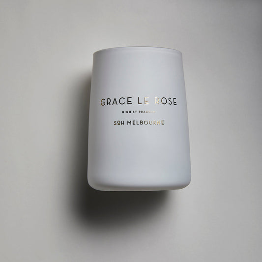 SOH Grace Le Rose White Candle