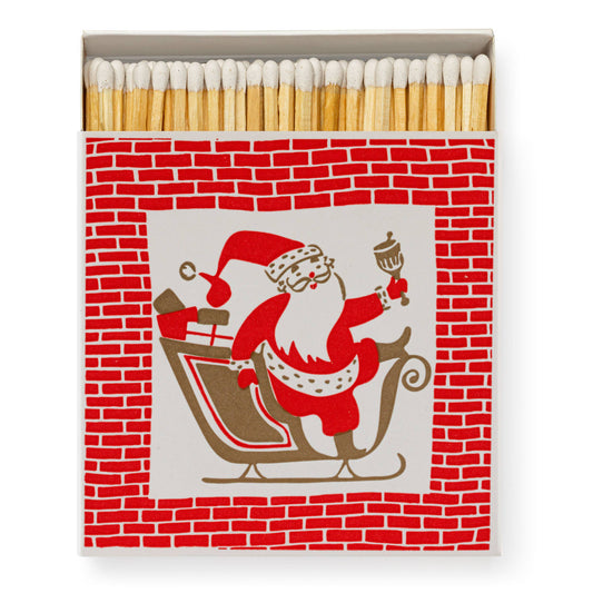 Father Christmas | Square - Christmas Safety Matches