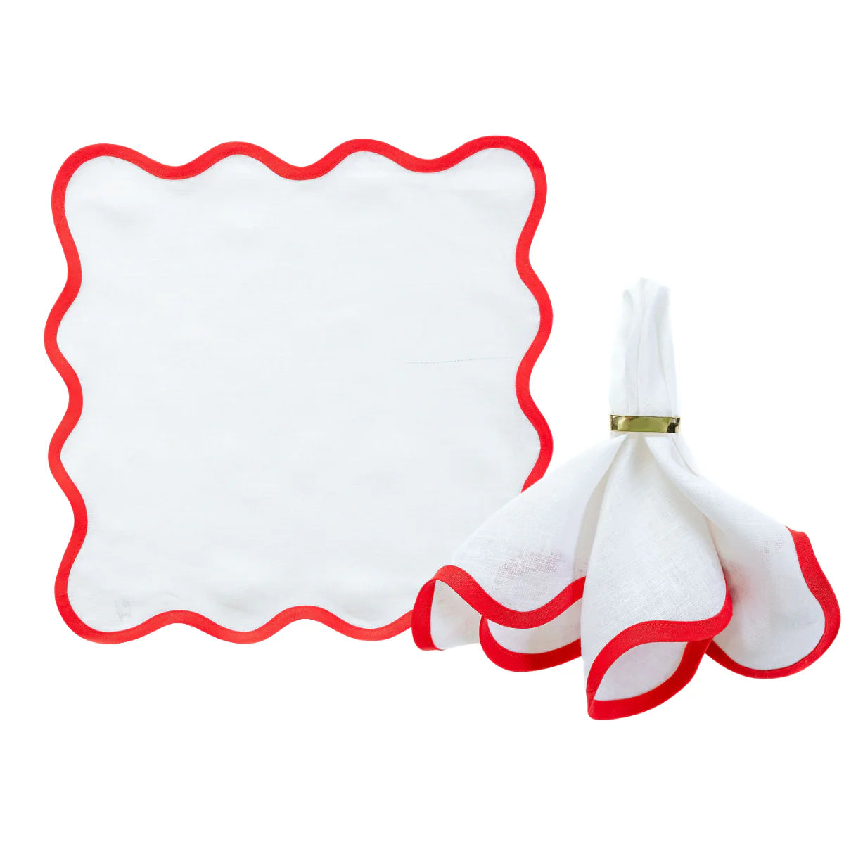 Fenwick Fields Scalloped Napkins