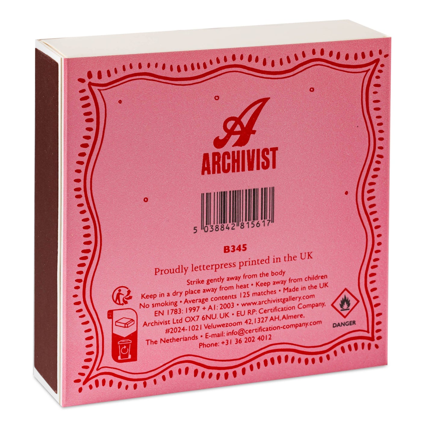 Merry & Bright | Square - Christmas Safety Matches