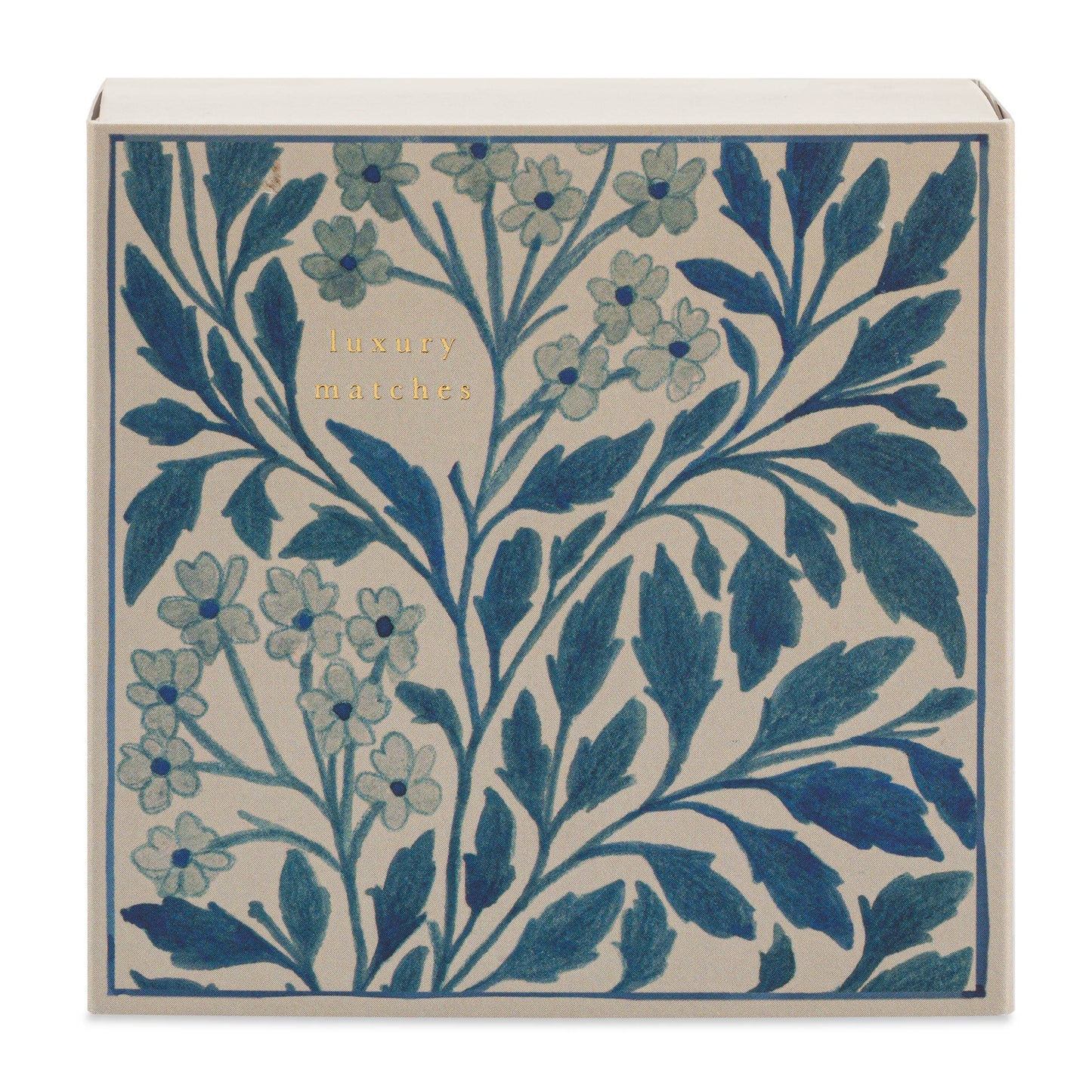 Blue Floral  | Square - Safety Matches