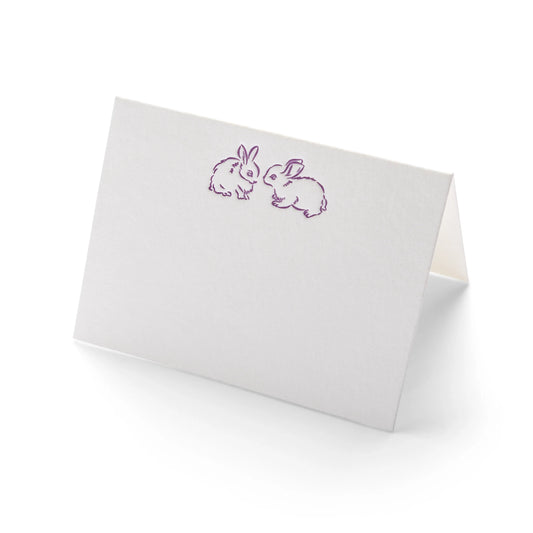 Engraved Folded Place Cards - Assorted Styles