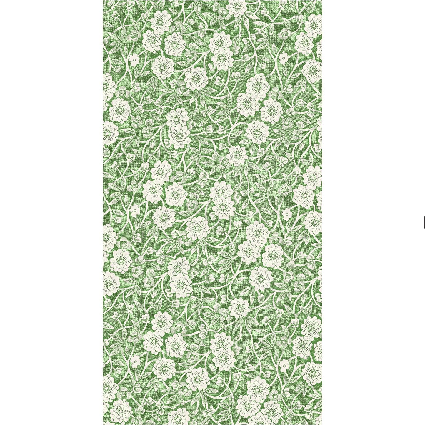 Green Calico Paper Napkins