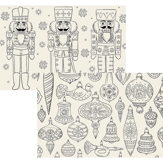 Hester & Cook Christmas Coloring Placemat