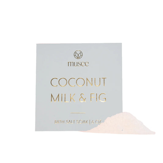 Musee Coconut Milk & Fig Mini Bath Salt Soak
