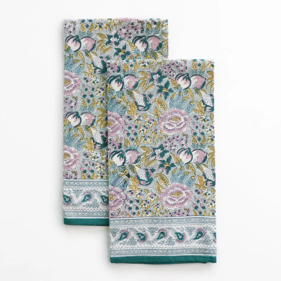 Pomegranate Tea Towels - Set of Two