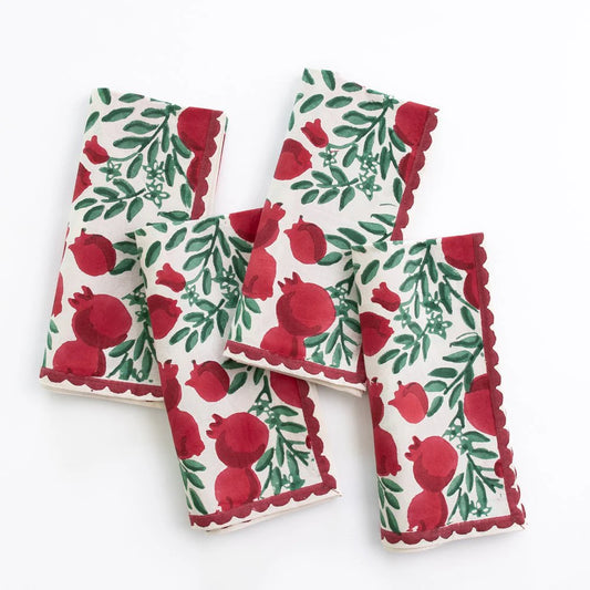 Pomegranate Vine Napkins Set of 4