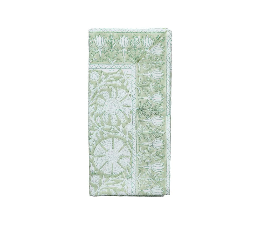 Kim Seybert Provence Napkin Set of 4 in Mint