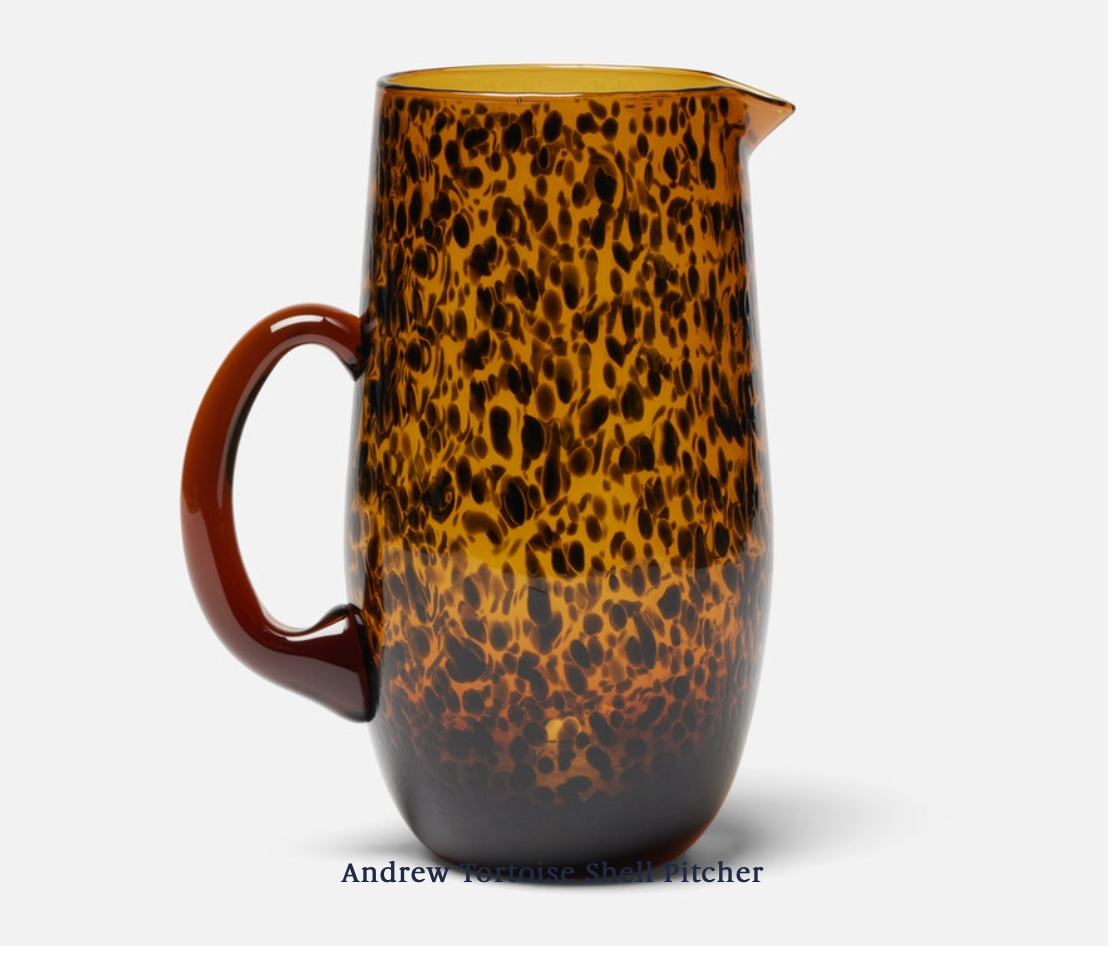 Tortoise Shell Pitcher