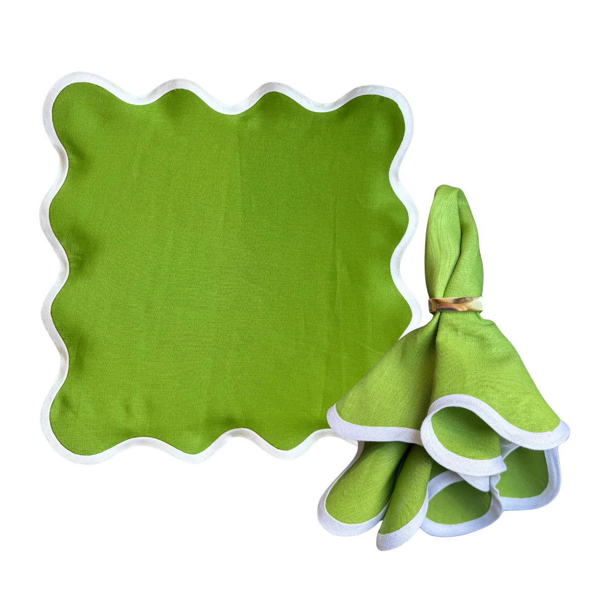 Fenwick Fields Scalloped Napkins