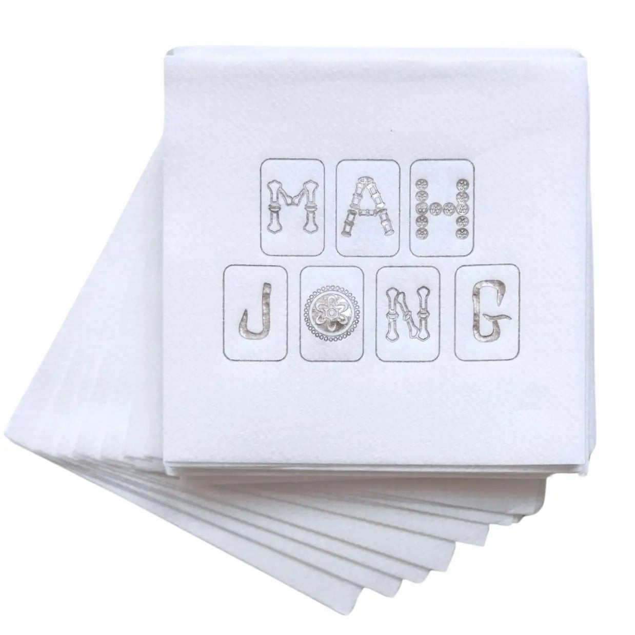 Lined Design Cocktail Napkins