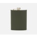 Stainless Steel/Full-Grain Leather Flask