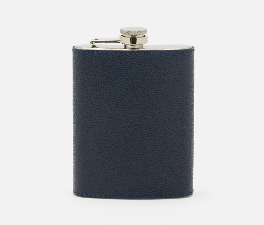 Stainless Steel/Full-Grain Leather Flask