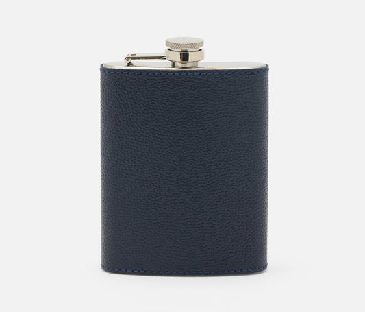 Stainless Steel/Full-Grain Leather Flask