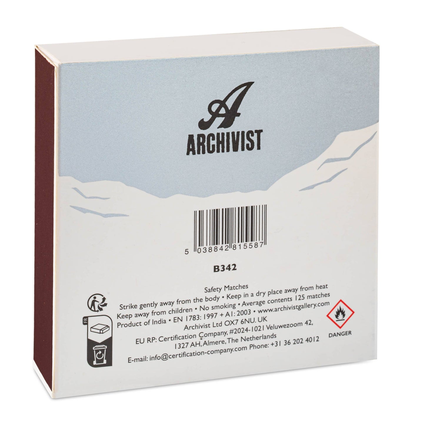 The Skier | Square - Safety Matches