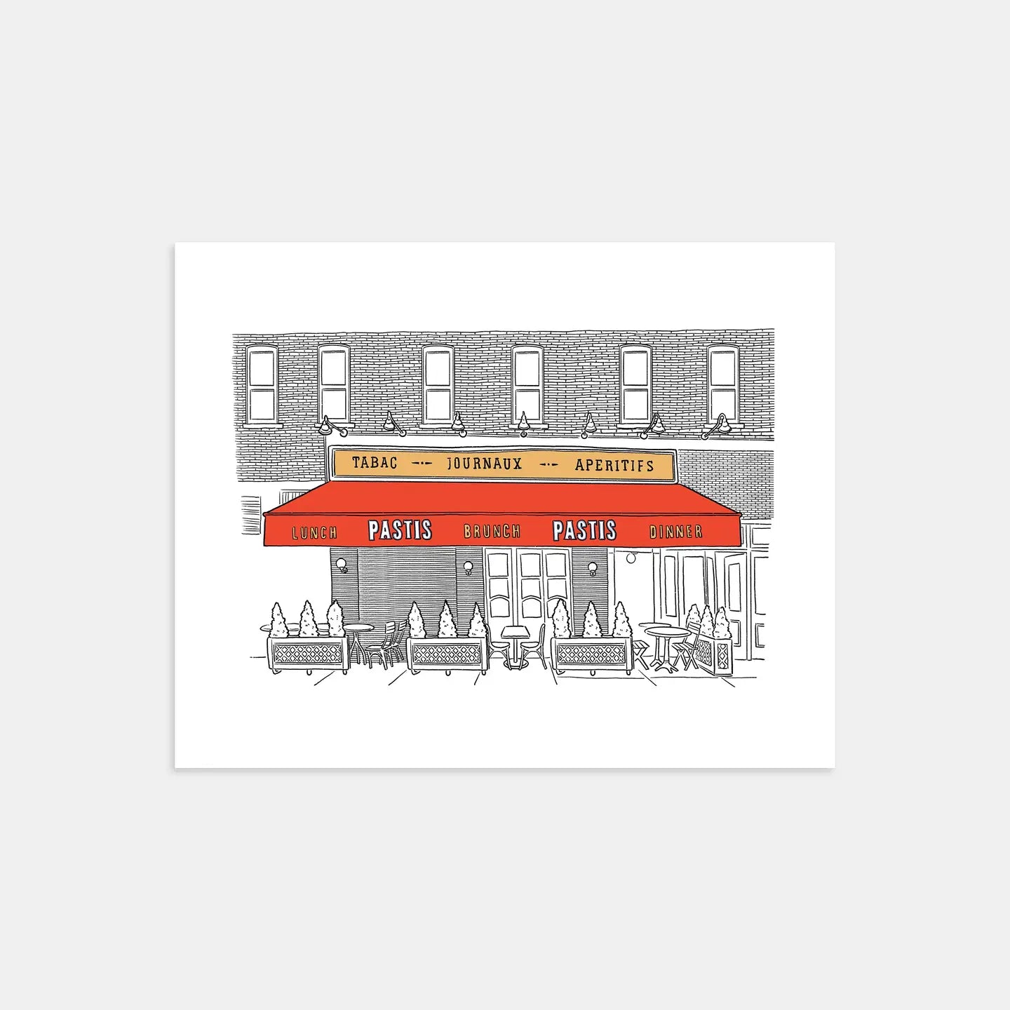 NYC Restaurant Prints