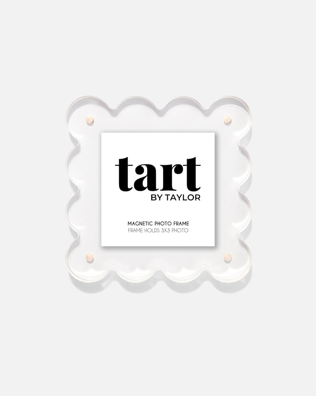 Tart By Taylor Mini Acrylic Scalloped Frame