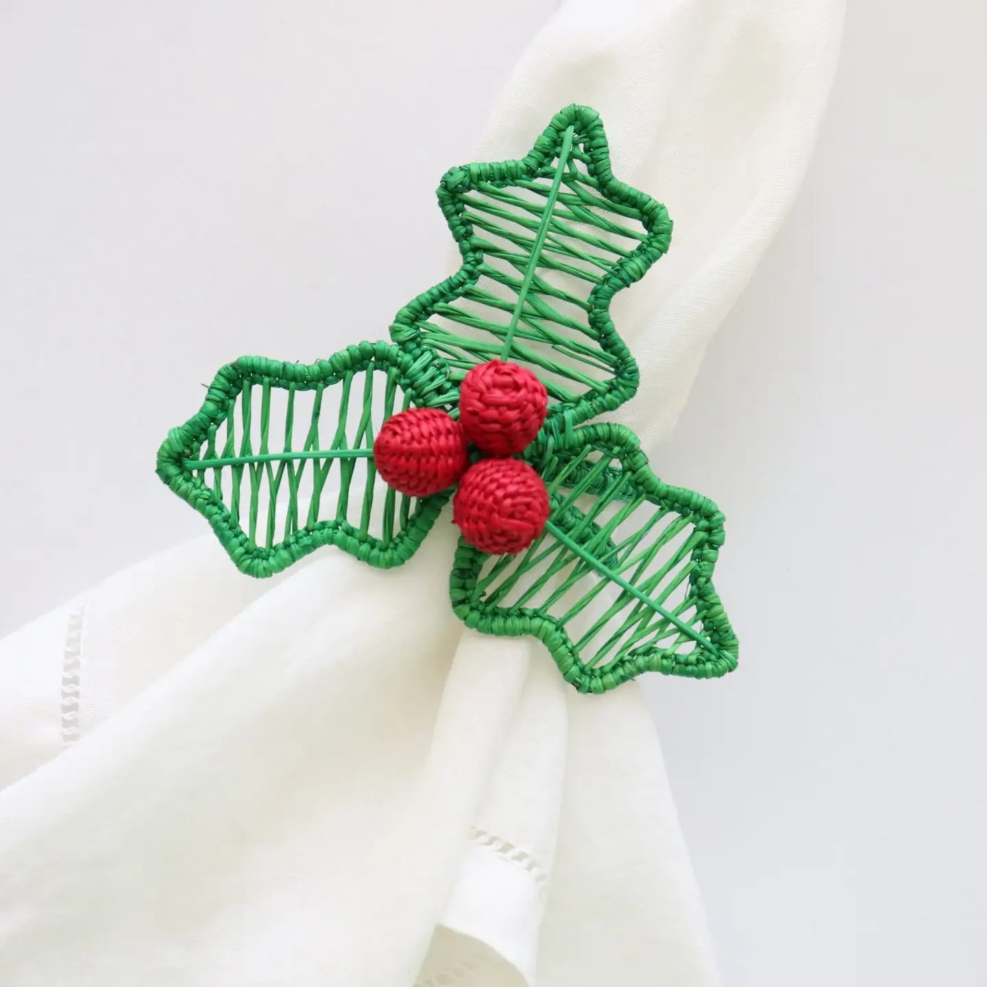 Holly Berry Napkin Rings