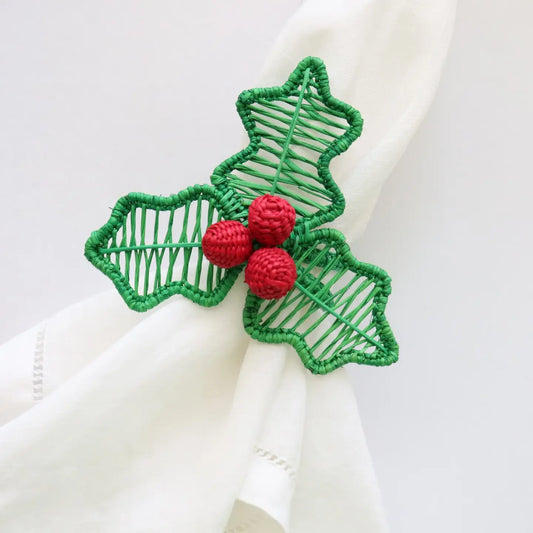 Holly Berry Napkin Rings