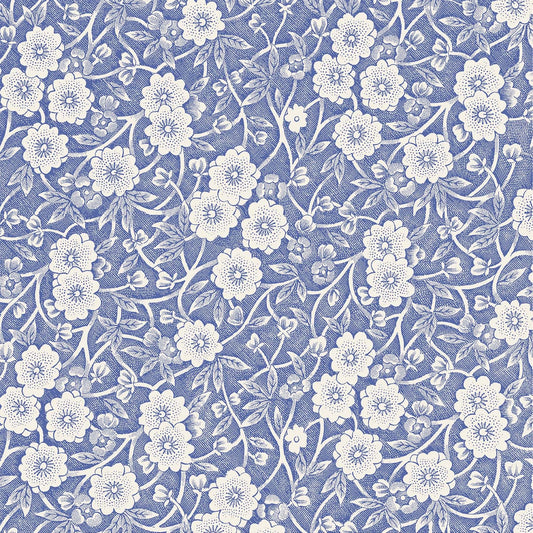 Blue Calico Paper Napkins