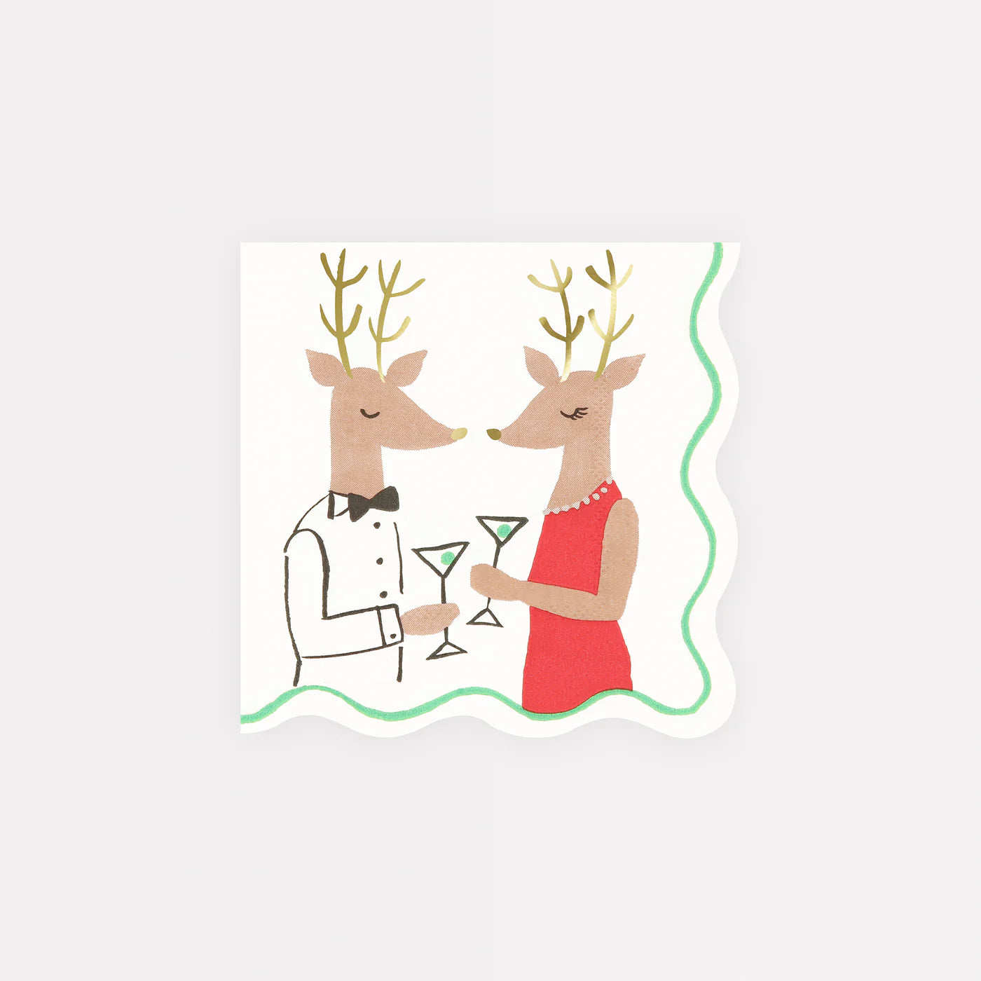 Meri Meri Mr. & Mrs. Reindeer Napkins