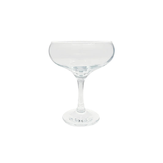 White Rim  Coupe Glass - Set of 4