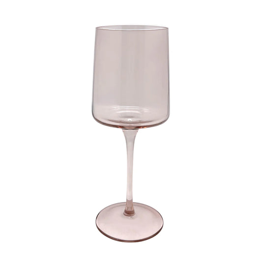 White Rim Wine Glass -Set of 4