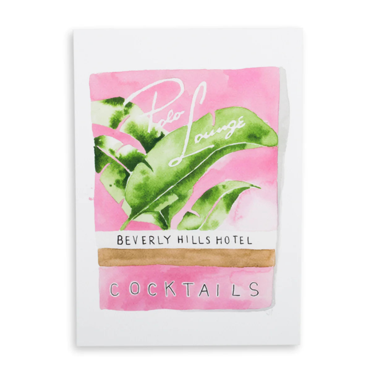 Small Matchbook Watercolor Print - 5 x 7"