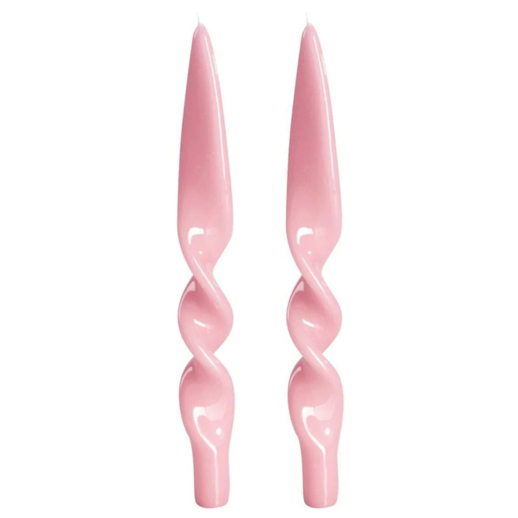 Lacquered Twist Candles