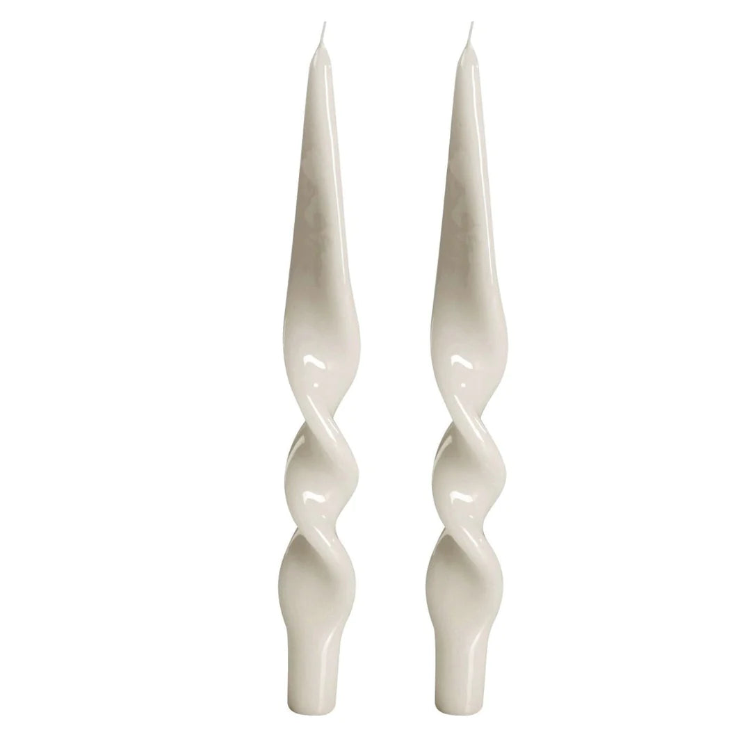 Lacquered Twist Candles